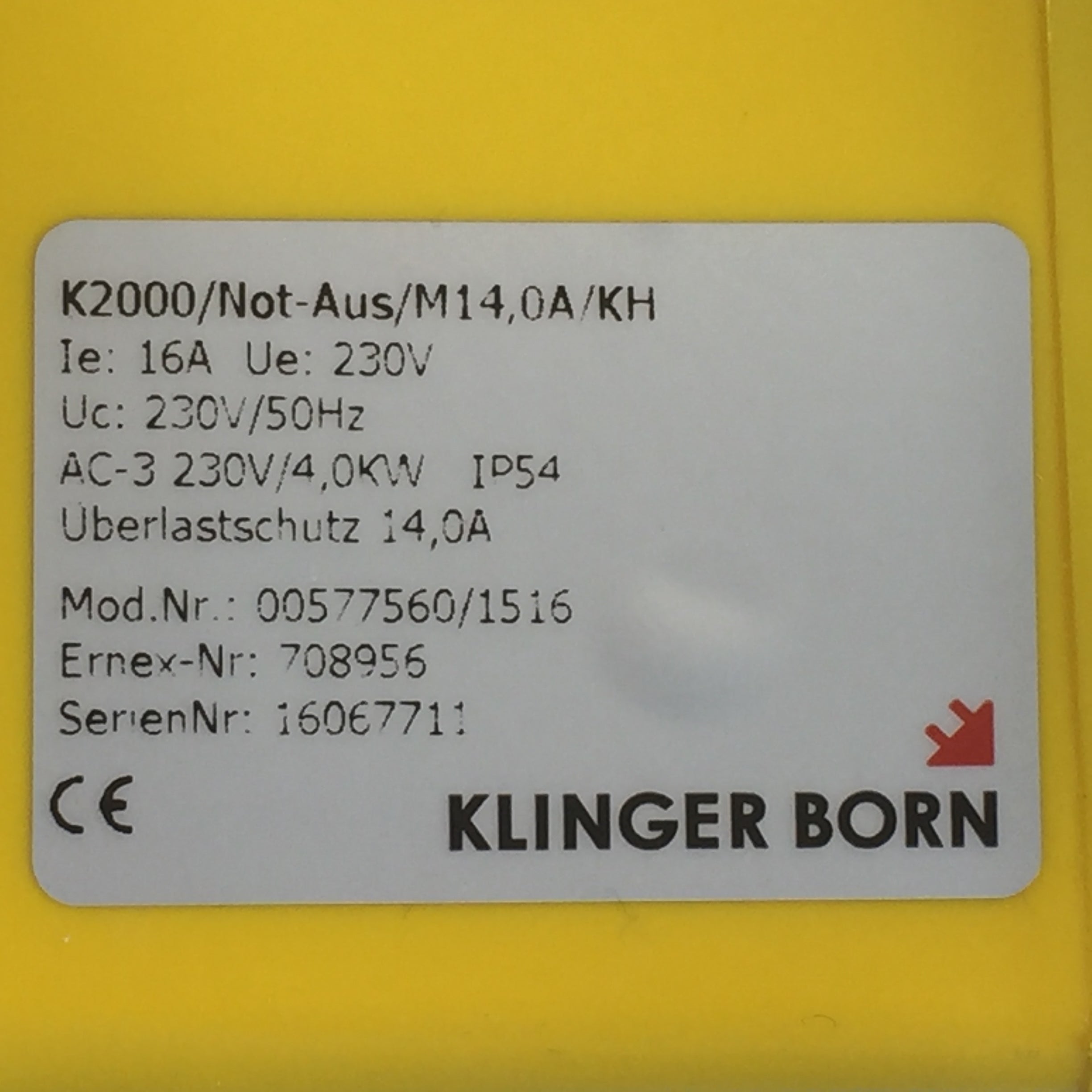 Bryter vri 230V/1  2,2kW. UTGÅTT. Bruk art.nr: 708752